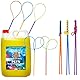 Bubble Brothers Riesenseifenblasen Set – 8 Seifenblasenstäbe + Seifenblasenflüssigkeit 5L – XXL Seifenblasen für Kinder & Erwachsene – Outdoor Spielzeug für Garten, Sommer & Partyspaß