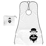 ✅ UN DELANTAL ÚNICO: diseñado para un afeitado limpio sin perder tiempo, ¡un accesorio que pronto se volverá indispensable! Afeitarse es bueno, hacerlo bien es mejor ... Ahorrará tiempo con este delantal para afeitarse, sin tener que limpiar todo el cabello en el lavabo o en el baño.