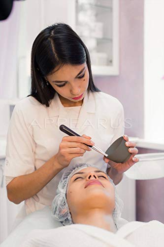 Appearus Facial Mask Silicone Mixing Bowl 6-Pc Set - Professional Spa Face Mask Mixing Tool (Dark Gray) #TOP2