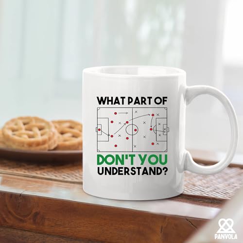 What Part Of Donât You Understand Soccer Player Gifts For Coach Soccer Lover Gifts For Men Husband Boyfriend Brother Ceramic Mug 11 oz (White) - Image 6