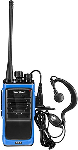 Arcshell Rechargeable Long Range Two-Way Radios With Earpiece 2 Pack Walkie Talkies Li-Ion Battery And Charger Included #TOP1