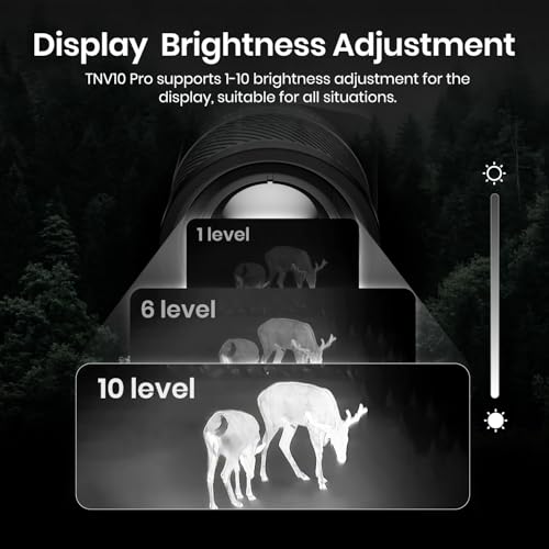 image for MiLESEEY TNV10 PRO 320x240 IR Resolution Thermal Monocular, 13mm 50Hz 