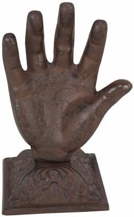 Iron Hand Ring Holder on Stand