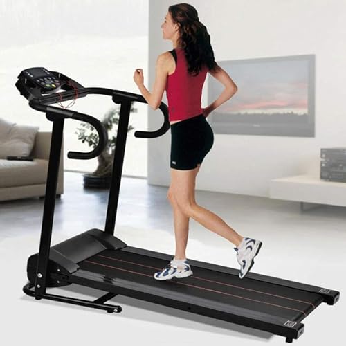 Image of Folding Treadmill Electric Treadmills for Home Sports Folding Treadmill Motorised Running Machine Electric Power Fitness Exercise New 10km with LED Display