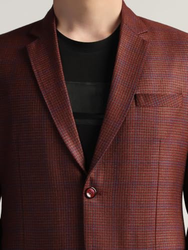 Image of TAHVO Tweed Blazer for Men - Formal & Casual Winter Wear Blazer