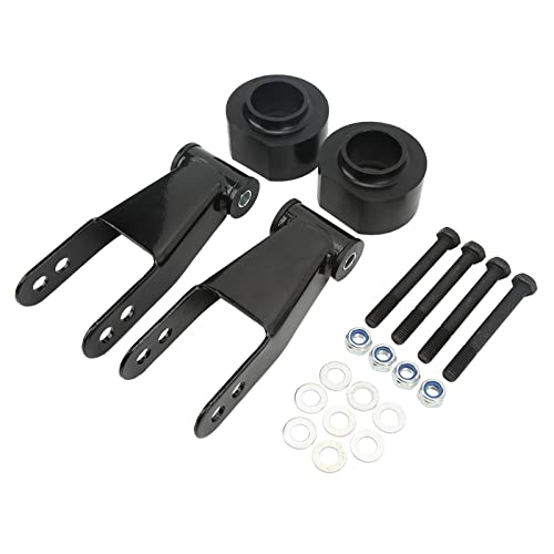 CHICIRIS Kit de Elevación de Nivel de Nivelación Trasera de 2 Pulgadas Kit de Suspensión de Alta Resistencia para Cherokee XJ 2WD 4WD 1984‑2001 Fit 33 Pulgadas