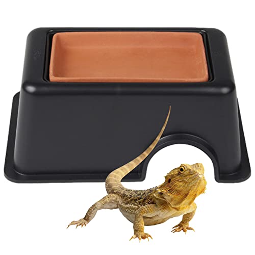 Maison des Reptiles - Ligartos Hideaway con humidificador de fregadero - Escondite para Reptiles Anfibios Cuevas de Escondite Rana Lagarto Serpiente