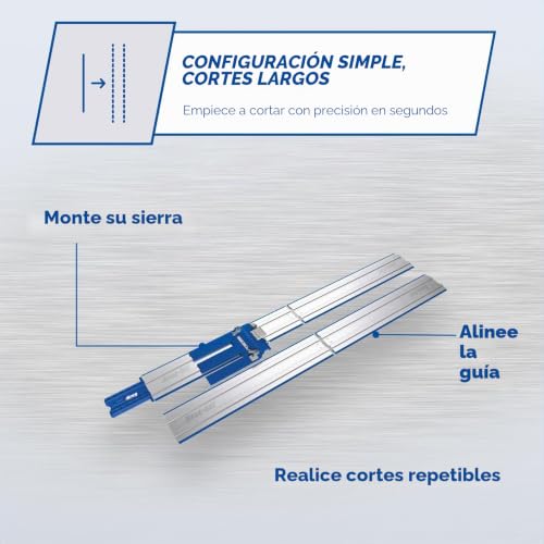 Kreg KMA3700 Accu-Cut XL raíl guía sierra circular longitudinal 6