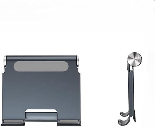 Soporte portátil multiángulo para tableta iPad, lector electrónico y teléfono - negro