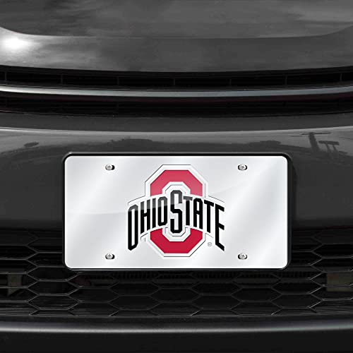 image for Rico Industries NCAA Ohio State Buckeyes Laser Inlaid Metal License Pl