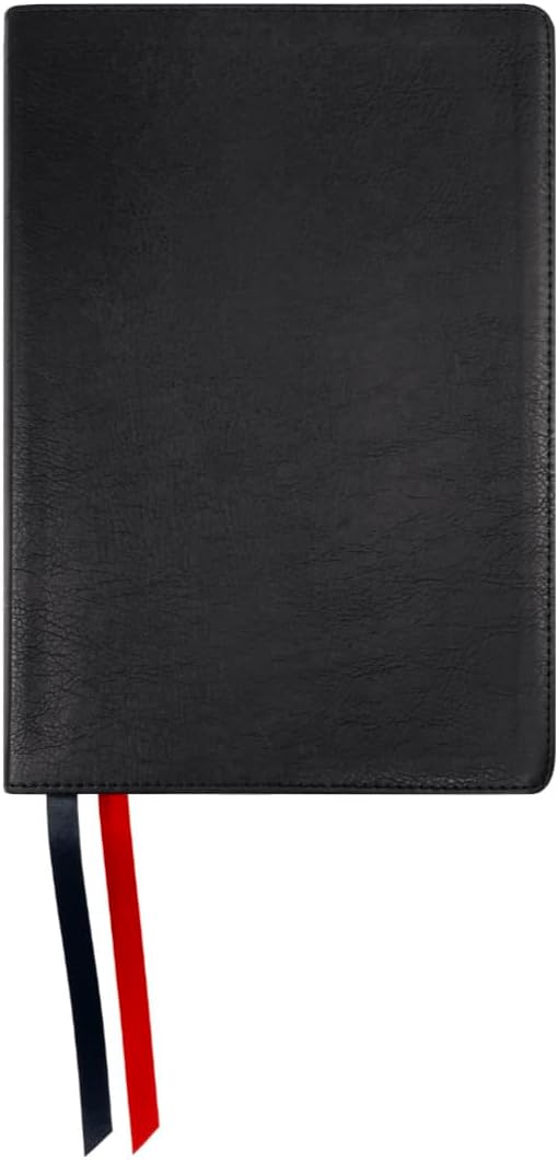 NASB Large Print Ultrathin Reference Bible, Black, Leathertex, 1995 text