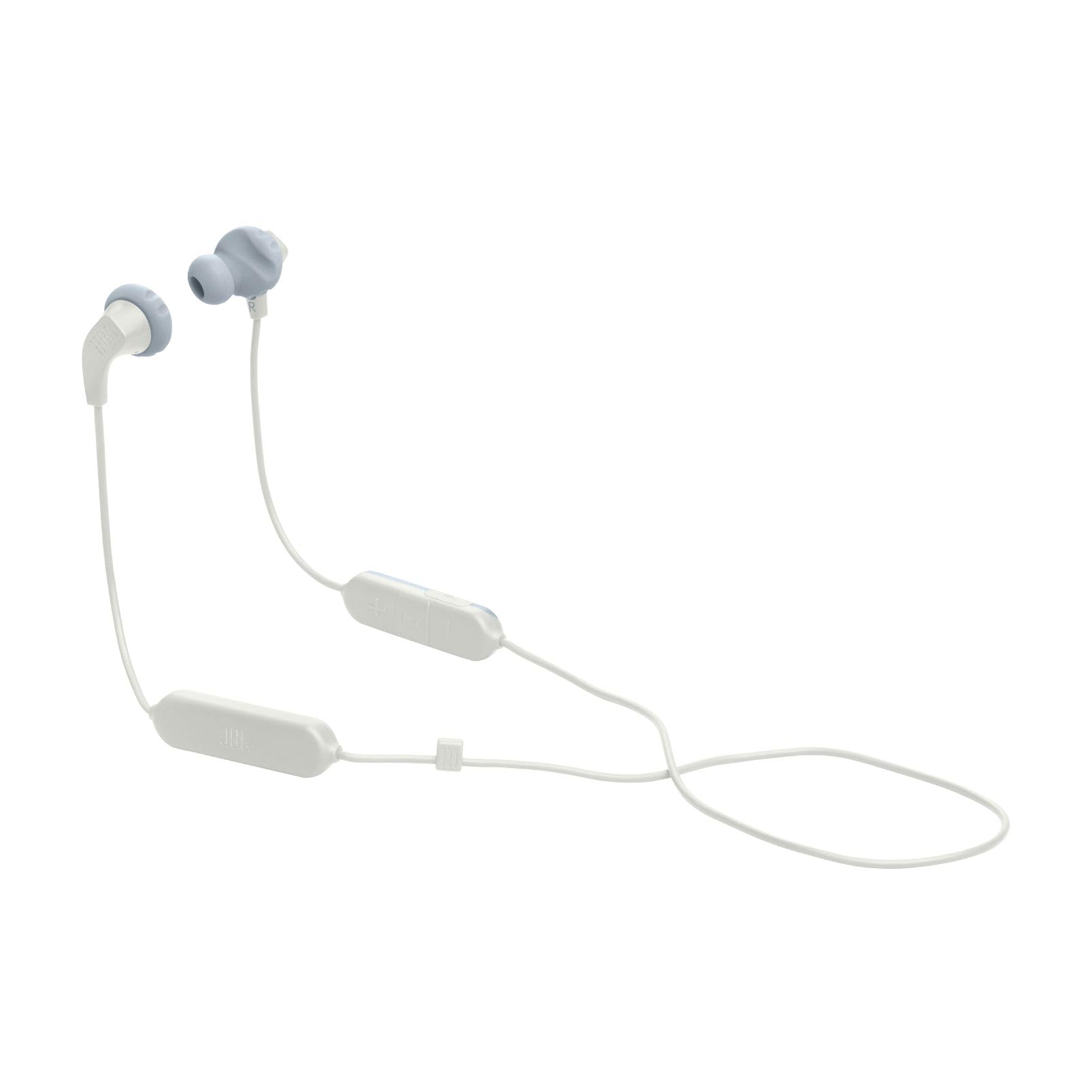 JBL Endurance RUN 2 Auricolari Wireless In-Ear, Cuffie Magnetiche a Prova di Sudore per Attività Sportive, Tecnologia FlipHook, Waterproof IPX5, fino a 10 h di Autonomia, Bianco