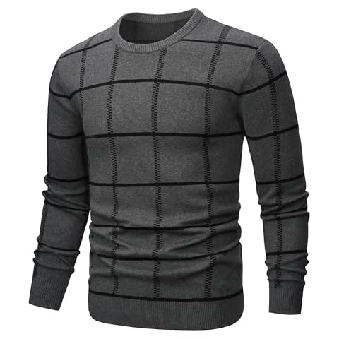 MAGNIVIT Men's Cotton Ribbed Sweater Cover