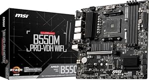Carte Mère AMD B550 Micro ATX MSI B550M Pro-VDH