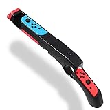 ❤Zugriff auf alle Tasten: Die Game Gun bietet einen festen und komfortablen Griff während des Spiels. Sie können alle Tasten am Joy-Con drücken. Es beeinträchtigt nicht die Funktion Ihrer Joy-Con. Leichtes, ergonomisches Design passt für alle Arten von Händen.