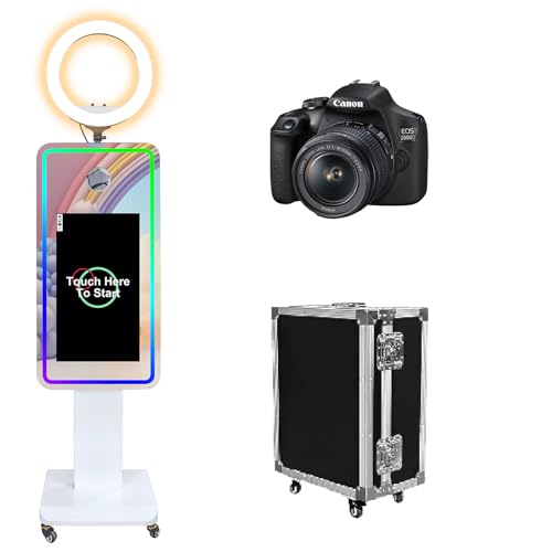 WideMeet Weiße Maschine 21,5 Zoll LCD Touchscreen Tragbarer Magischer Spiegel Fotokabine für Hochzeit Party Event Verleih WideMeet Weiße Maschine 21,5 Zoll LCD Touchscreen Tragbarer Magischer Spiegel Fotokabine für Hochzeit Party Event Verleih