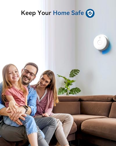 SITERWELL Smoke Detector, Hardwired Interconnected Smoke Detector, Photoelectric Smoke Alarm with 9V Backup Battery, Fire Alarm with Test/Silence Button, ETL-9th Listed, GS562A, 6 Packs - Thumbnail 7