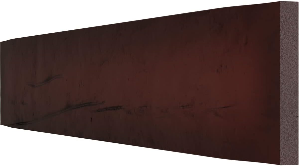 Ekena Millwork BMRWS1C0120X010X168ZY Thickness 1-Sided Riverwood Endurathane Faux Wood Beam Plank, 14-in. L, Cherry