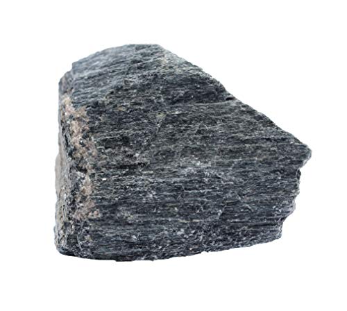 Image of EISCO Raw Hornblende, Amphibole Mineral Specimen - Approx. 1 inch - Geologist Selected & Hand Processed - Great for Science Classrooms