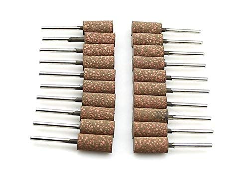 DIY Crafts Pack Of 1 Pc, Taper Shape, 10 pieces 3mm Shaft Mounted Rubber with Abrasive Grinding Head for Mold Fine po(Pack Of 1 Pc, Taper Shape) 4