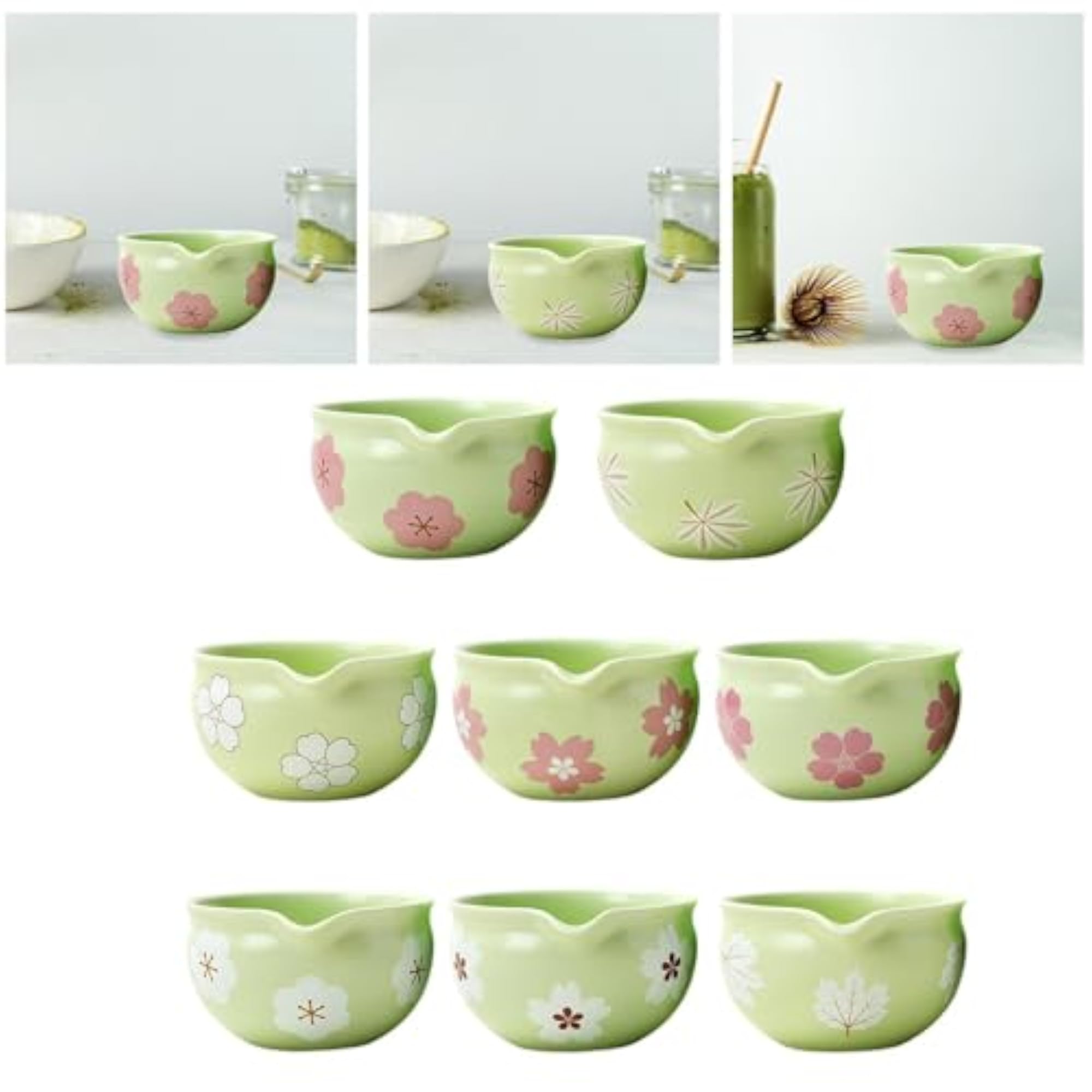 Handmade Ceramic Matcha Bowl with Spout, Gift for Friends