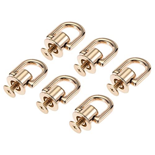 Bola poste cabeza botón oro ligero uxcell para remaches de marroquinería y manualidades DIY