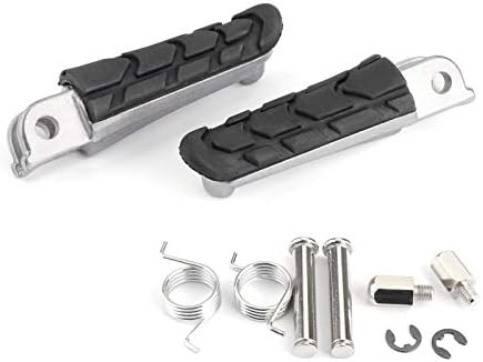 Areyourshop Foot Pegs Front For Honda CB250 HORNET 250 1998-2010, CBR600F 2000-2007, CB600F HORNET 600 2007-2010, NC700 2012-2015