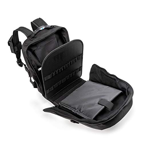 B&W International TUC-11602 Technician Backpack with Pocket Pallets & Laptop Compartment - Thumbnail 2