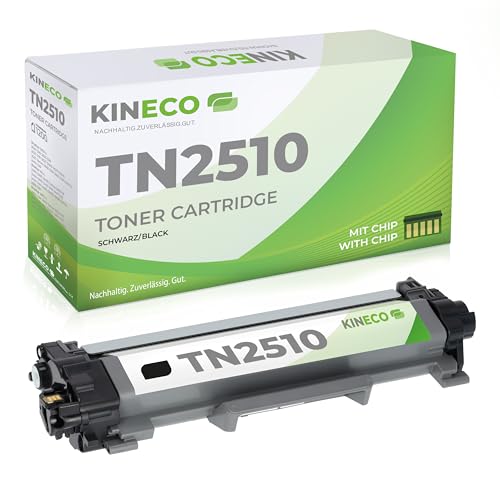 Kineco TN2510 Tonerkartusche kompatibel für Brother HL-L2400DWE MFC-L2835DW DCP-L2660DW HL-L2445DW MFC-L2827DW TN-2510 / Schwarz