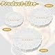 WQNNQW Tortenspitze,150 Stück Tortenunterlage Rund,Tortenspitzen Rund,Tortenpapier,Papierdeckchen Tassenuntersetzer Papier für Kuchen Desserts Snacks (4.5inch 6.5inch 8.5inch)