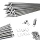 35 Stück Federstahldraht Edelstahldraht Metallstäbe 0.8mm X 400mm Metallstange Edelstahl Stange Federdraht Stahlstange Rundstahl Edelstahlstäbe Rundstäbe Hartdraht für DIY Handwerk Modellauto Flugzeug