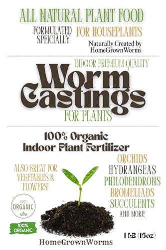 New! Premium Worm Castings for Plants (1LBS) - Indoor Potting