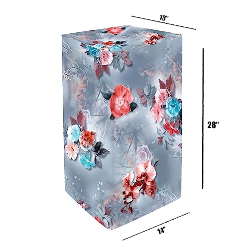 Image of HomeStore-YEP Air Cooler Cover Compatible for Symphony Personal 9 Liter Tower Cooler Blue Flower