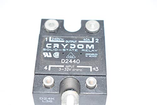 Crydom D2440 1 Series 40 A 24 To 280 V Zero Cross Dc Control Solid State Relay Panel Mount - 1 Item(S) #TOP1