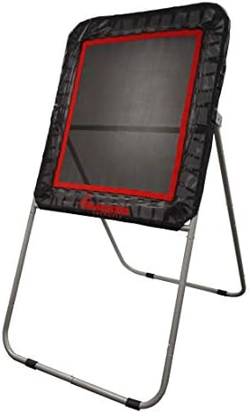 Gladiator Lacrosse Professional Bounce Pitch Back/Rebounder (Black), 49X32X6, Black with Orange Accents, Model:05011