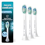 Philips Sonicare Optimal Plaque Control Replacement Brush Heads, White, 3 pack, HX9023/92