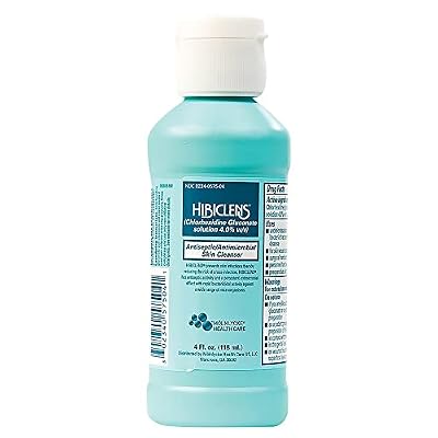Hibiclens Antimicrobial and Antiseptic Soap and Skin Cleanser 4 oz for Home and Hospital 4% CHG