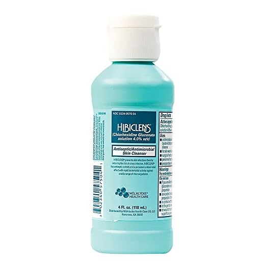 Hibiclens – Antimicrobial and Antiseptic Soap and Skin Cleanser – 4 oz – for Home and Hospital – 4% CHG