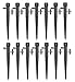 E-lishine 50 Pcs 360 Degree Adjustable Wate Flow Irrigation Drippers on Stake Em...