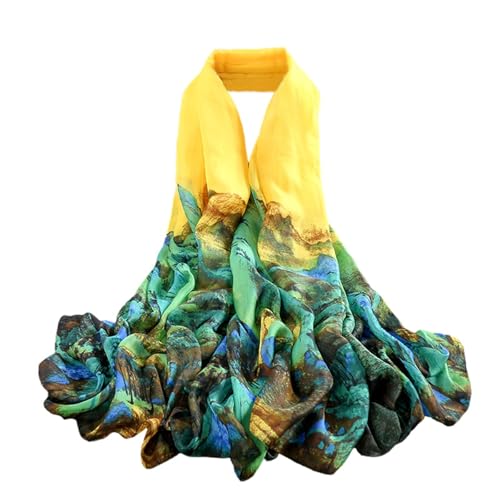 Écharpes pour femme et foulards légers à motifs floraux élégants