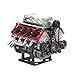 Mini V8 Engine Kit That Runs, Functional Supercharged V8 Engine for AX90104 SCX10Ⅱ Capra VS4-10 Pro/Ultra Model Car, Working V8 MAD RC 3D Printed Simulate Motor - Kit Version