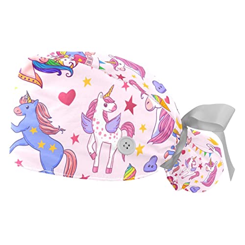 Chapeaux bouffants 2PCS JDEZ réglables avec bandeau anti-transpiration pour le travail