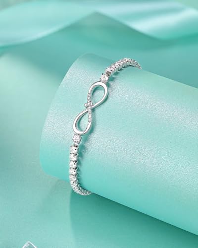 Image of 13 /16 Year Old Girl Birthday Gift Ideas, Infinity Cross Bracelet for Teenager