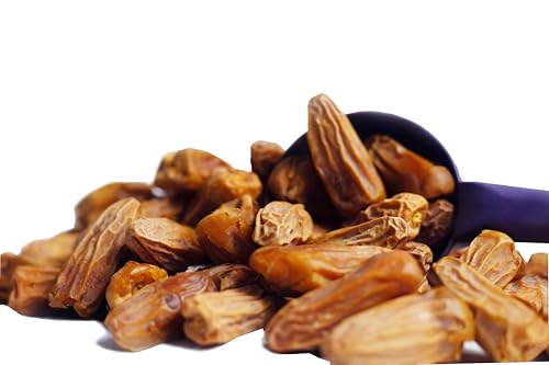 Kovafood - Natural Fresh Dates | Sub-Saharan African Dates from Agadez (Large) | Sweet, Chewy, Semi-dry | No Added Sugar and Preservatives | Plucked Fresh and Natural | Contains Pitts - 1 LBS
