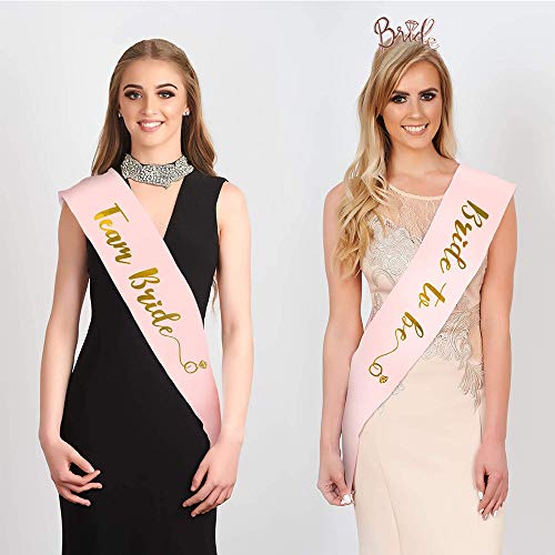 8 Stuks Bruid Als Sjerp Team Bruid Sjerp, met bruid als hoofdband, vrijgezellenfeest sjerp, voor vrijgezellenfeest… - Afbeelding 5