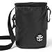 Igoera magnesera de Escalada, Capa Interna Ideal para la distribución del magnesio, Bolsa magnesio Escalada/Chalk Bag Robusta y Duradera para Mayor Seguridad (Negro)