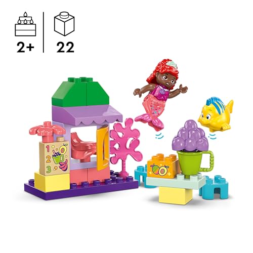 Image of LEGO DUPLO | Disney Ariel and Flounder's Cafe Stand 10420 Building Blocks Toys for 2+ Gift for Boys and Girls