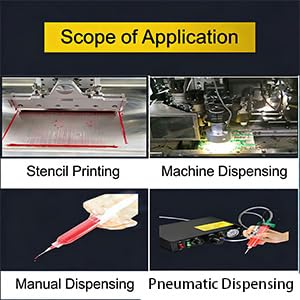High Temperature Resistant Eco-Friendly SMT Red Glue 200g per Bottle for Manual Stencil Printing Electronic Soldering 200g (1)