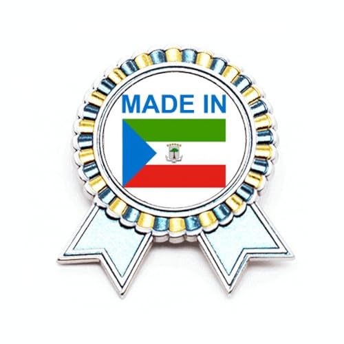 Broche de la Guinée équatoriale Winner Award cadeau idéal en métal pour costume
