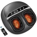 RENPHO Foot Massager with Heat Function, Shiatsu Foot Massage Machine, Air Compression, Deep Kneading, Electric Massager for Tired Feet,Gift for Women Men- Remote Control [2026 Upgraded]